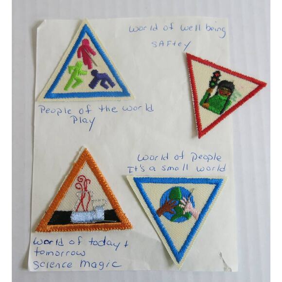 VINTAGE GIRL SCOUTS Merit Badges and Pin 9 Items 1980-90's New Never Sewn Patch - Picture 4 of 12